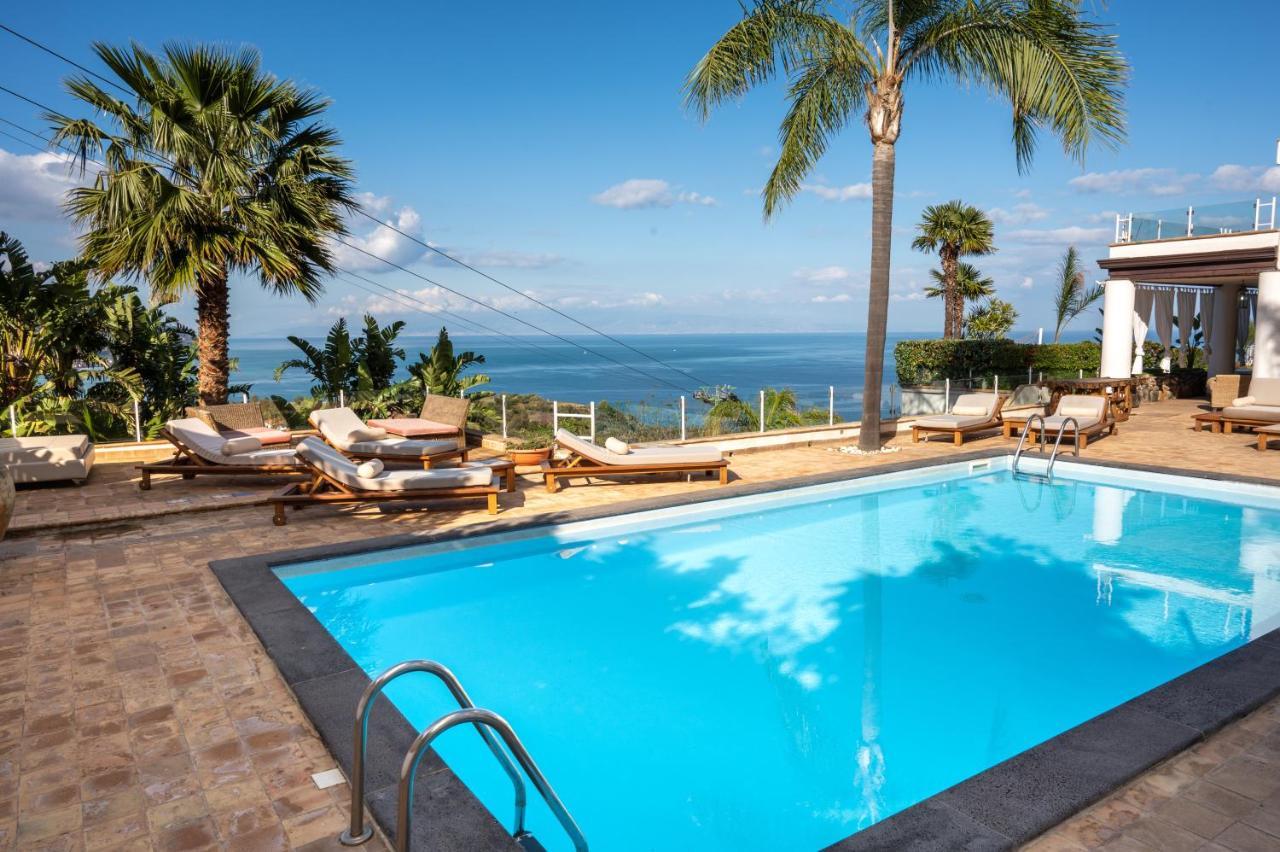 Luxury Taorum Villa With Spectacular Sea Views In Taormina Ngoại thất bức ảnh