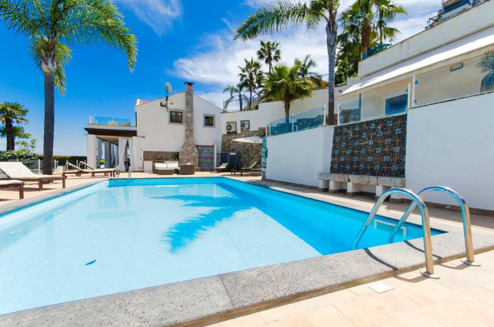 Luxury Taorum Villa With Spectacular Sea Views In Taormina Ngoại thất bức ảnh