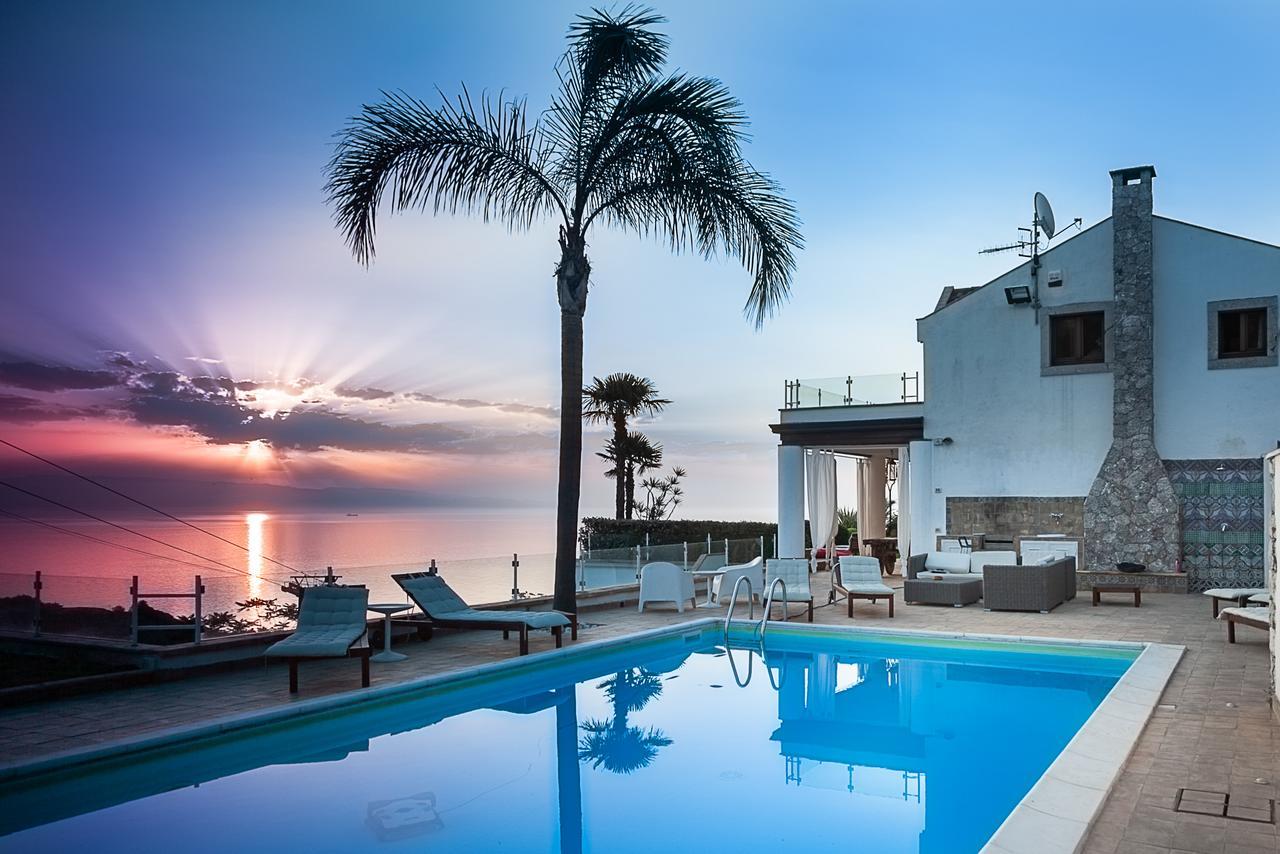 Luxury Taorum Villa With Spectacular Sea Views In Taormina Ngoại thất bức ảnh