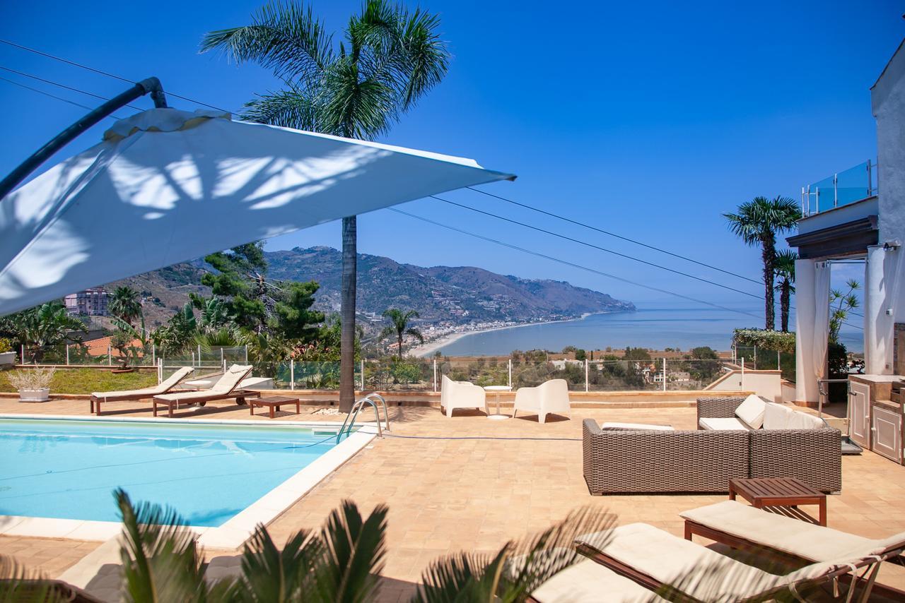 Luxury Taorum Villa With Spectacular Sea Views In Taormina Ngoại thất bức ảnh