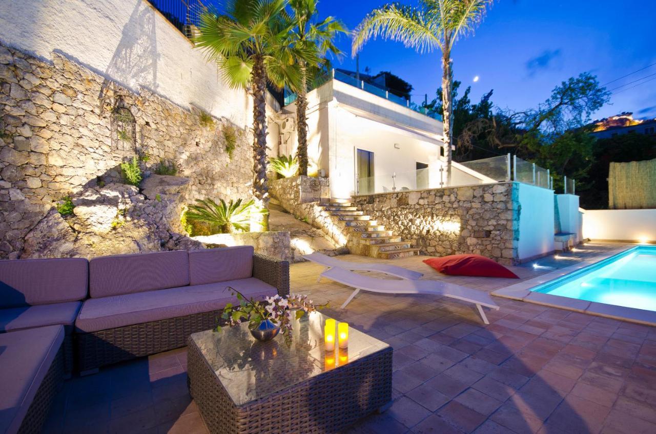 Luxury Taorum Villa With Spectacular Sea Views In Taormina Ngoại thất bức ảnh